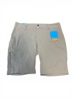 NWT Columbia Women’s Sz 10 Saturday Trail Long Short in City Grey, 10” Inseam